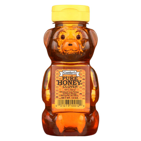 Gunter Pure Clover Honey - Case Of 12 - 12 Oz.
