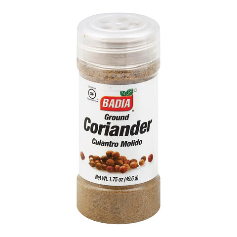 Badia Spices Ground Coriander - Case Of 12 - 1.75 Oz.