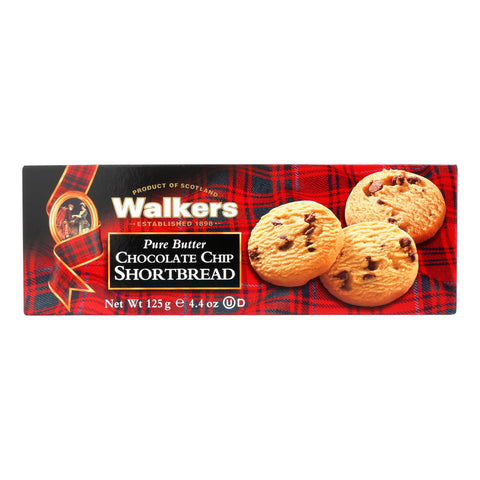 Walkers' Traditional Scottish Shortbread With Added Luscious Chunks Of Smooth Dark Chocolate  - Case Of 12 - 4.4 Oz