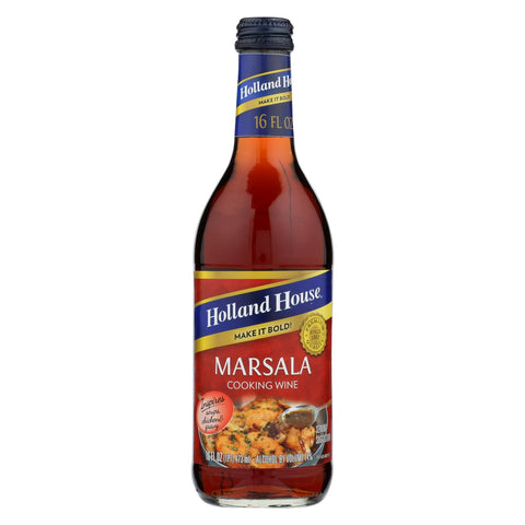 Holland House Holland House Marsala Cooking Wine - Marsala - Case Of 12 - 16 Fl Oz.