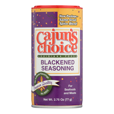 Cajuns Choice Blackened Seasoning  - Case Of 12 - 2.75 Oz