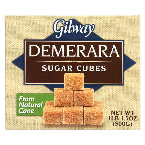 Gilway Demerara Sugar Cubes - Case Of 10 - 17.5 Oz.