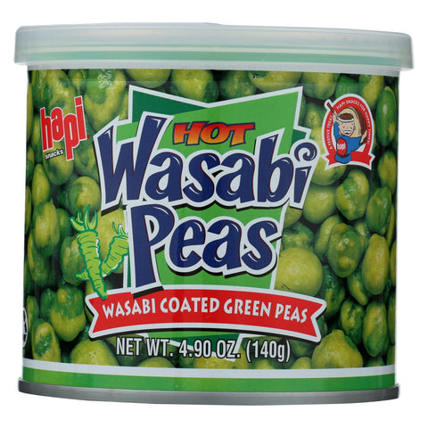 Hapi Green Peas - Hot Wasabi - Case Of 24 - 4.9 Oz.