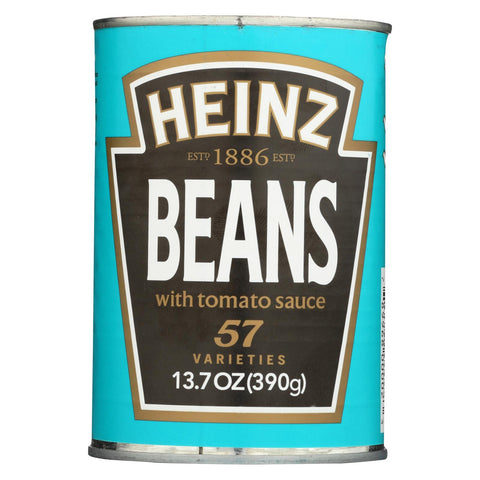 Heinz Beans With Tomato Sauce - Original Beans - Case Of 24 - 13.7 Oz.