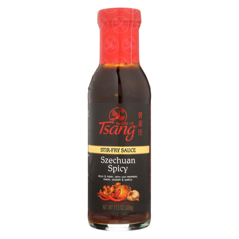 House Of Tsang - Szechuan Spicy Stir-fry Sauce - Case Of 6 - 11.5 Oz.