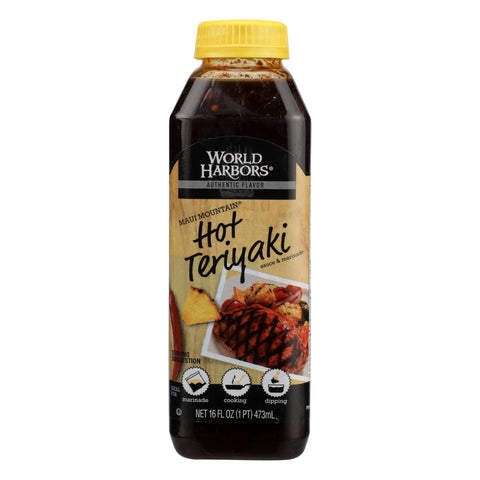World Harbor Hot Teriyaki - Case Of 6 - 16 Fl Oz.