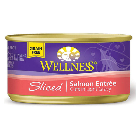 Wellness Pet Products Cat Food - Salmon Entre - Case Of 24 - 3 Oz.