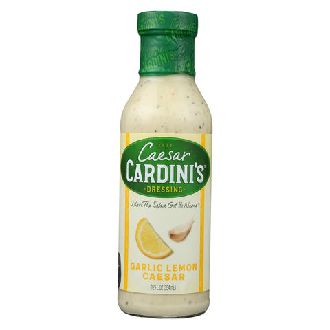 Cardini's - Dressing - Garlic Lemon Caesar - Case Of 6 - 12 Fl Oz.