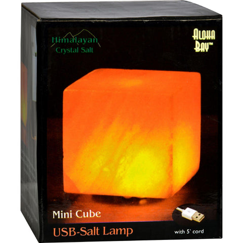 Himalayan Salt Cube Salt Lamp - Usb - 3 In