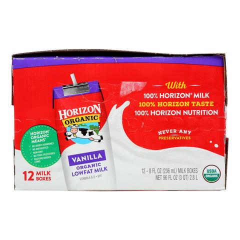 Horizon Organic Dairy Lowfat Milk - 1 Each - 12-8 Fz