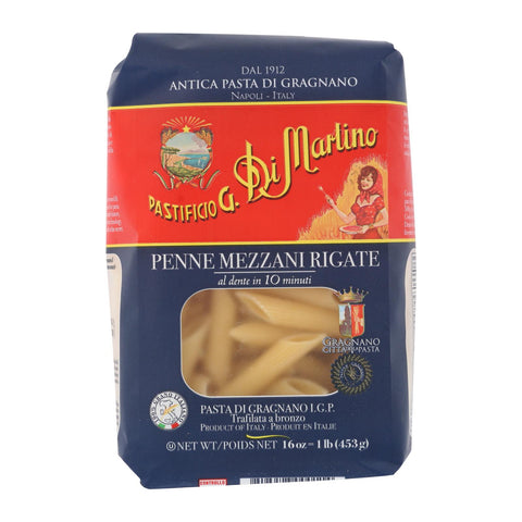 Di Martino - Pasta - Penne Mezzani Rigate - Case Of 12 - 16 Oz.