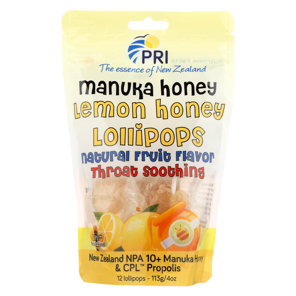 Pacific Resources Int. - Pri Lem-hny Lolipop Chld - 1 Each - 12 Ct