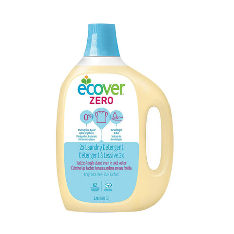 Ecover Zero 2x Laundry Detergent - Case Of 4 - 93 Fl Oz.