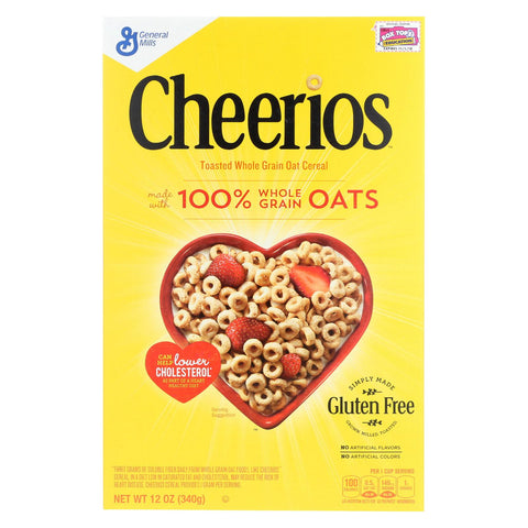 General Mills Cheerios - Toasted Whole Grain - Case Of 14 - 12 Oz.