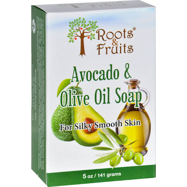 Roots & Fruits - Bar Soap Avocado & O-oil - 1 Each - 5 Oz