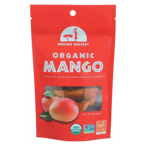 Mavuno Harvest Gluten - Free Dried Mango - Case Of 6 - 2 Oz.