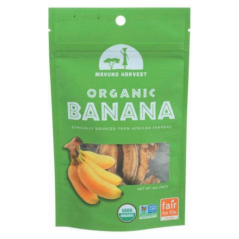 Mavuno Harvest Organic Gluten - Free Dried Banana - Case Of 6 - 2 Oz.