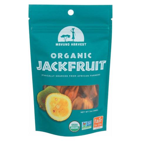 Mavuno Harvest Organic Dried Fruits - Jackfruit - Case Of 6 - 2 Oz.