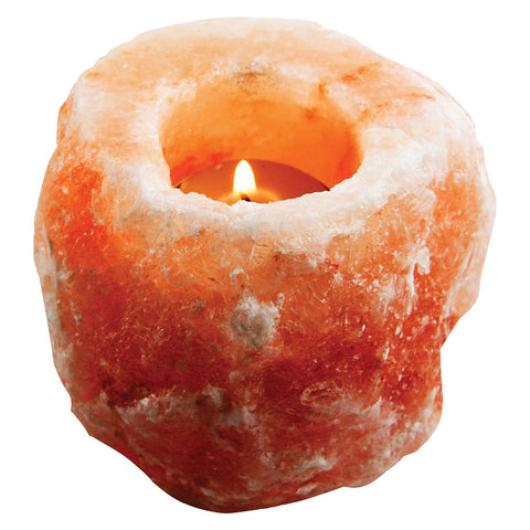 Evolution Salt Himalayan Salt Natural Tealight Holder - Tealight Holder