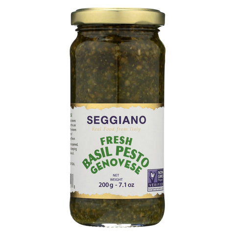 Seggiano Fresh Basil Pesto Genovese  - Case Of 6 - 7 Oz