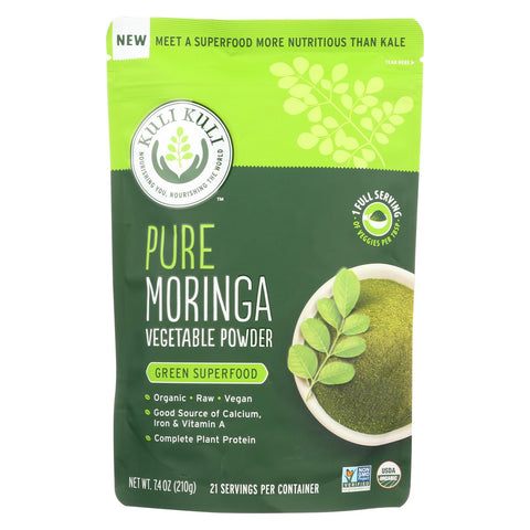 Kuli Kuli Pure Moringa Vegetable Powder - Case Of 1 - 7.4 Oz.
