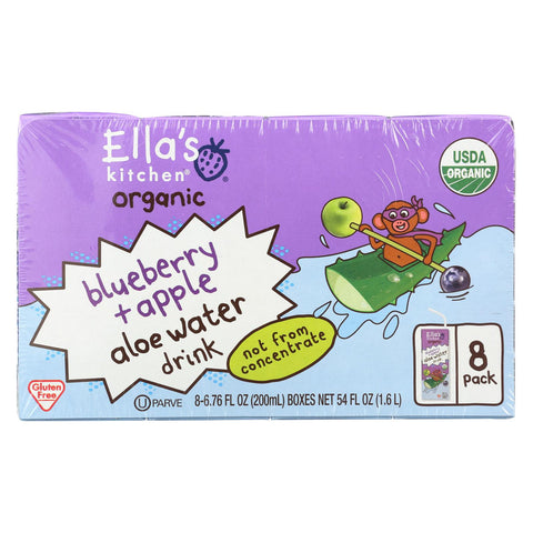 Ella's Kitchen Juice Blends - Blueberry Apple - Case Of 4 - 6.75 Fl Oz.