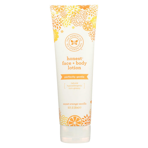 The Honest Company Face And Body Nourishing Lotion - Sweet Orange Vanilla - Case Of 1 - 8.5 Fl Oz.