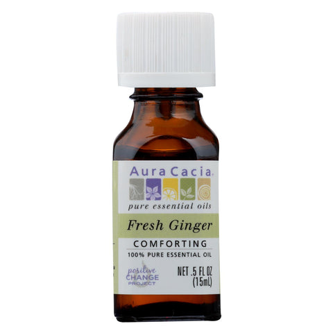 Aura Cacia Essential Oil - Fresh Ginger - 0.5 Oz.