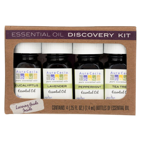 Aura Cacia Essential Oil - Discovery Kit - 0.25 Fl Oz.