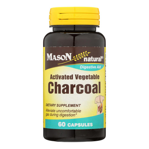 Mason Natural Activated Vegetable Charcoal Dietary Supplement  - 1 Each - 60 Cap