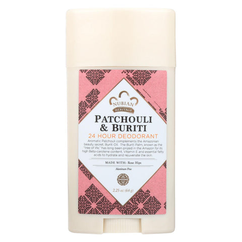 Nubian Heritage Patchouli And Buriti - Soap - Case Of 1 - 2.25 Oz.