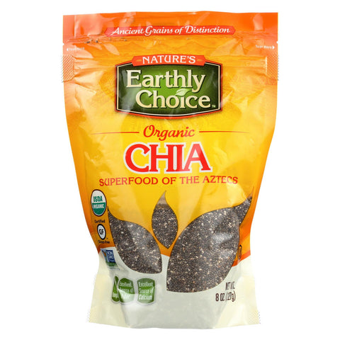 Nature's Earthly Choice Chia Seeds - Case Of 6 - 8 Oz.