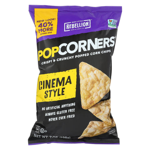 Our Little Rebellion Chips - Cinema Style Butter - Case Of 12 - 7 Oz