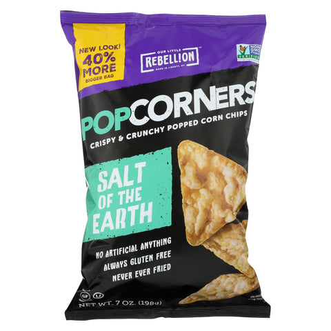 Our Little Rebellion Chips - Sea Salt Of The Earth - Case Of 12 - 7 Oz