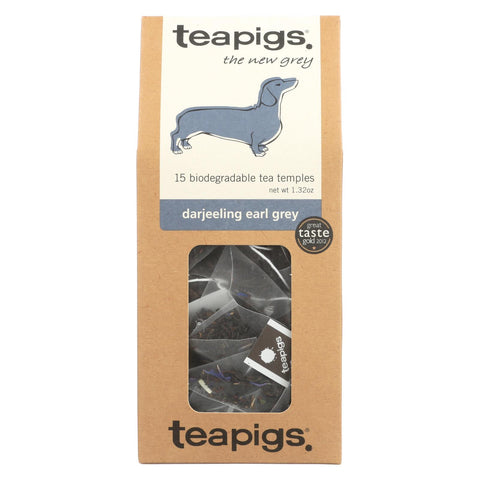 Teapigs Darjeeling Earl Grey The New Grey Tea  - Case Of 6 - 15 Ct