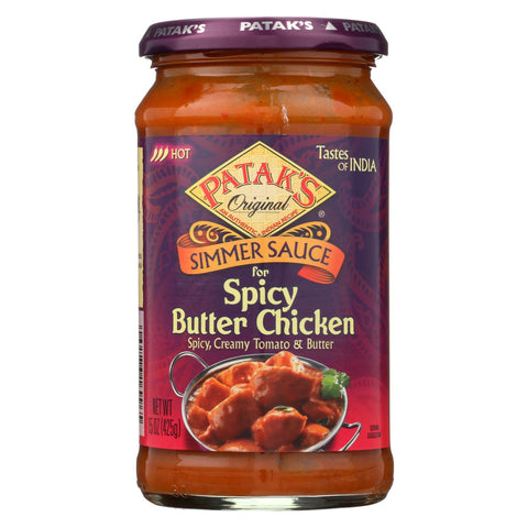 Patak's Simmer Sauce - Case Of 6 - 15 Oz