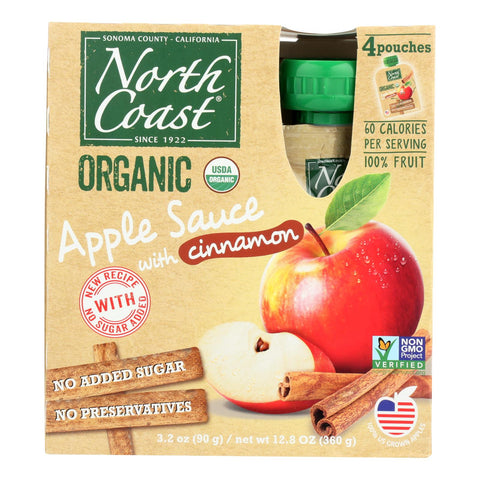North Coast - Apple Sauce Cinnamon - Case Of 6 - 4-3.2 Oz
