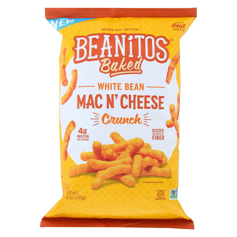 Beanitos Crunch - Baked - Mac - Cheese - Case Of 6 - 11 Oz