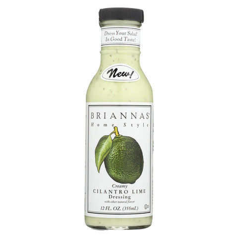 Brianna's - Salad Dressing - Creamy Cilantro Lime - Case Of 6 - 12 Oz.