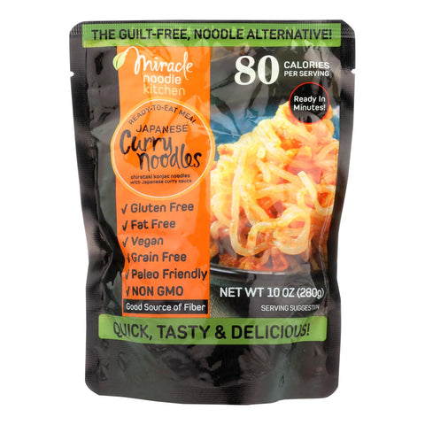 Miracle Noodle Kitchen’s Curry Noodles  - Case Of 6 - 10 Oz