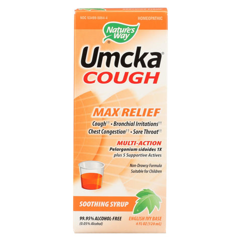 Nature's Way Umcka Syrup - Cough Max - 4 Oz