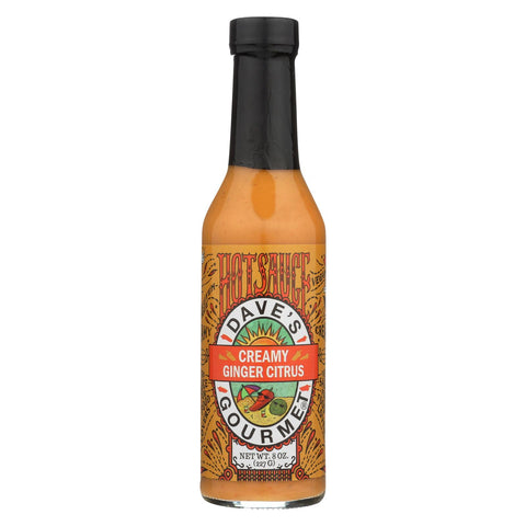 Dave's Gourmet Hot Sauce - Creamy Ginger Citrus - Case Of 6 - 8 Fl Oz