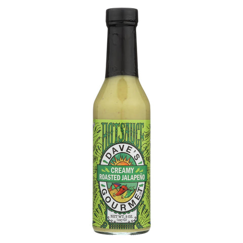 Dave's Gourmet Hot Sauce - Creamy Roasted Jalapeno - Case Of 6 - 8 Fl Oz