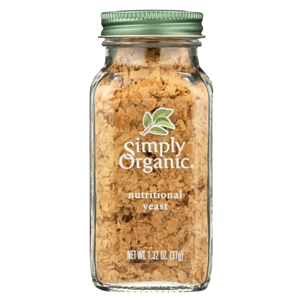 Simply Organic Certified Organic Nutritional Yeast  - Case Of 6 - 1.32 Oz