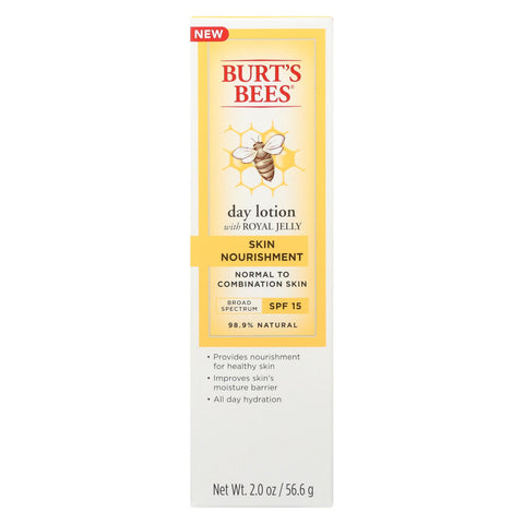 Burts Bees Lotion - Day - Skn Nourishing - Spf15 - 2 Fl Oz