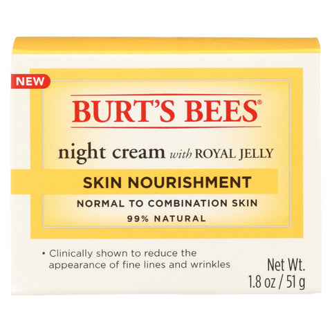Burts Bees Night Cream - Skin Nourish - 1.8 Oz