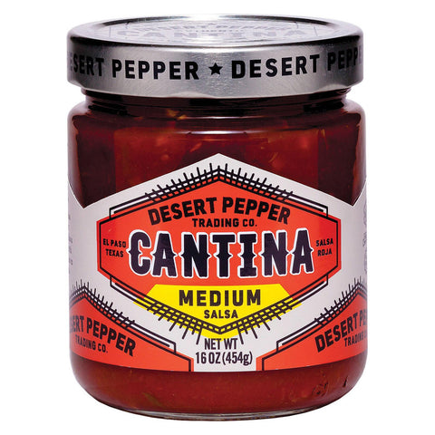 Desert Pepper Trading Cantina Salsa - Medium Red - Case Of 6 - 16 Oz