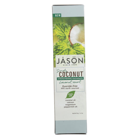 Jason Natural Products Strengthening Toothpaste - Coconut Mint - 4.2 Oz