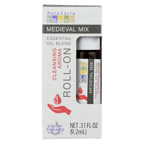 Aura Cacia Medieval - Roll On - Oil - Case Of 4 - .31 Fl Oz