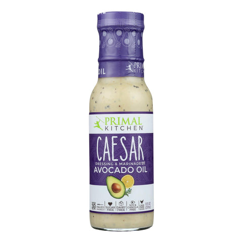 Primal Kitchen Dressing & Marinade, Caesar Dressing  - Case Of 6 - 8 Fz